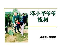 二年级下册语文部编版4《邓小平爷爷植树》复习ppt课件